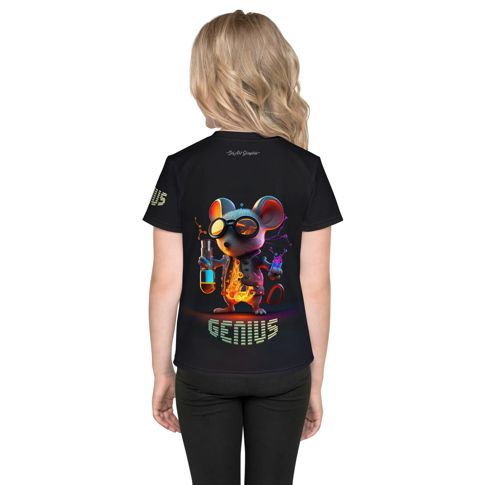 Kids T-Shirt Glowing Genius