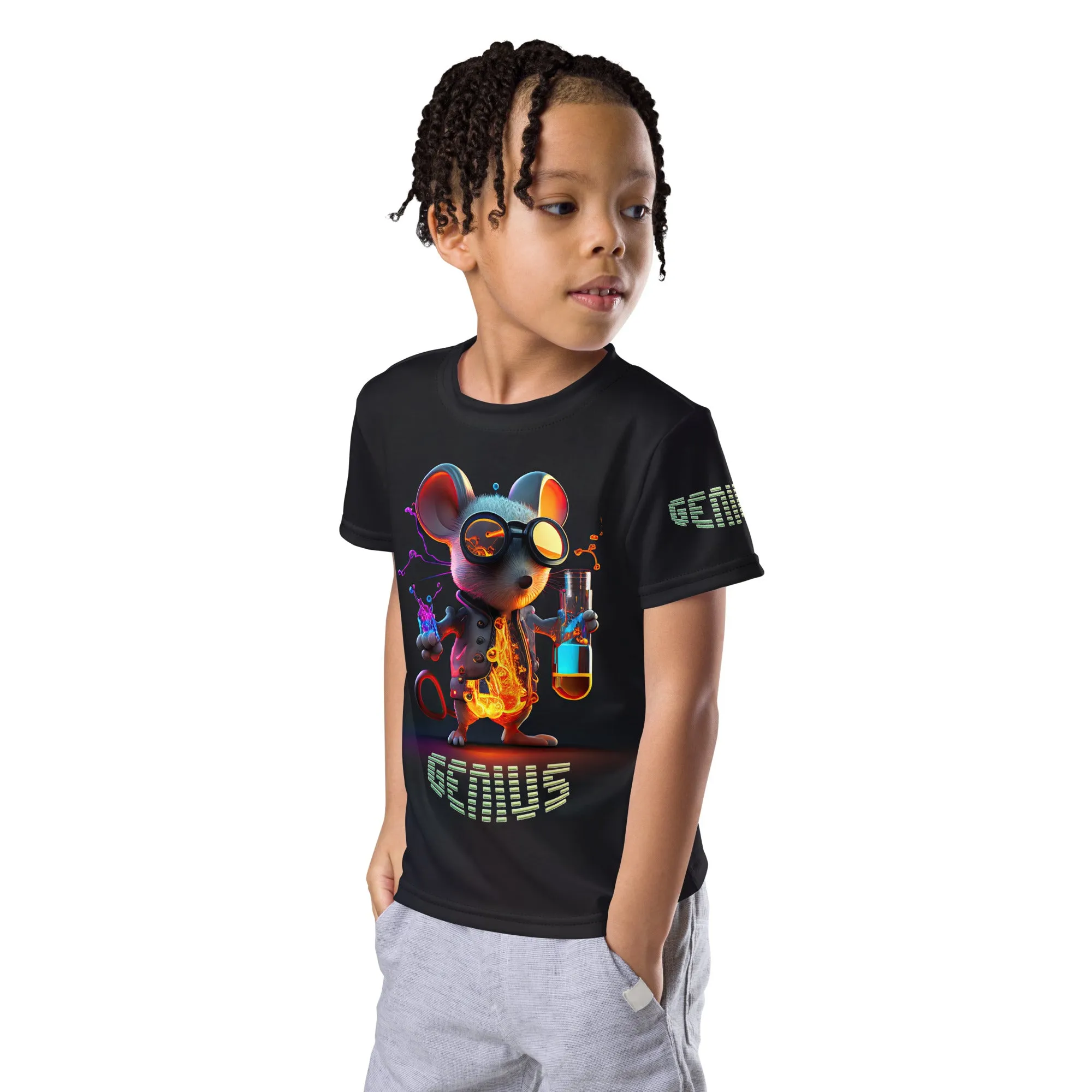 Kids T-Shirt Glowing Genius