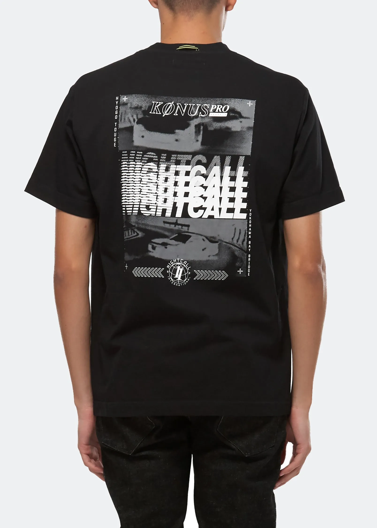 Konus Men's Graphic Tee in Black