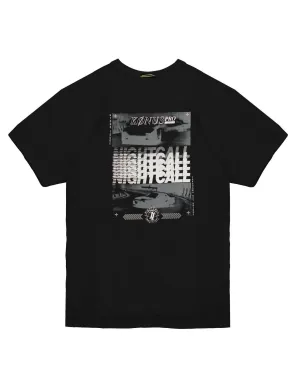 Konus Men's Graphic Tee in Black