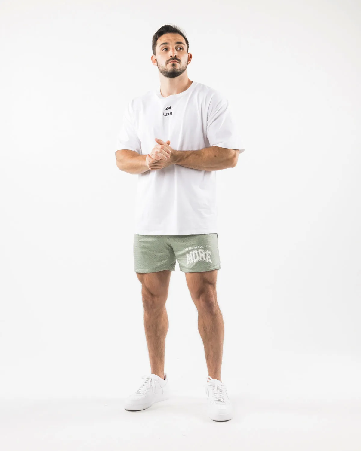LDB More Mesh Short 6" - Sage