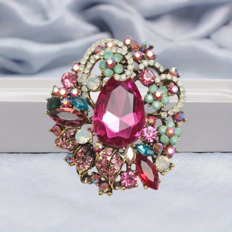 Malva Lace Brooch Pin
