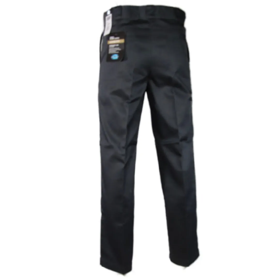 Men's Pants Straight Leg Flat Front Business Formal Work Trousers Dress Slacks