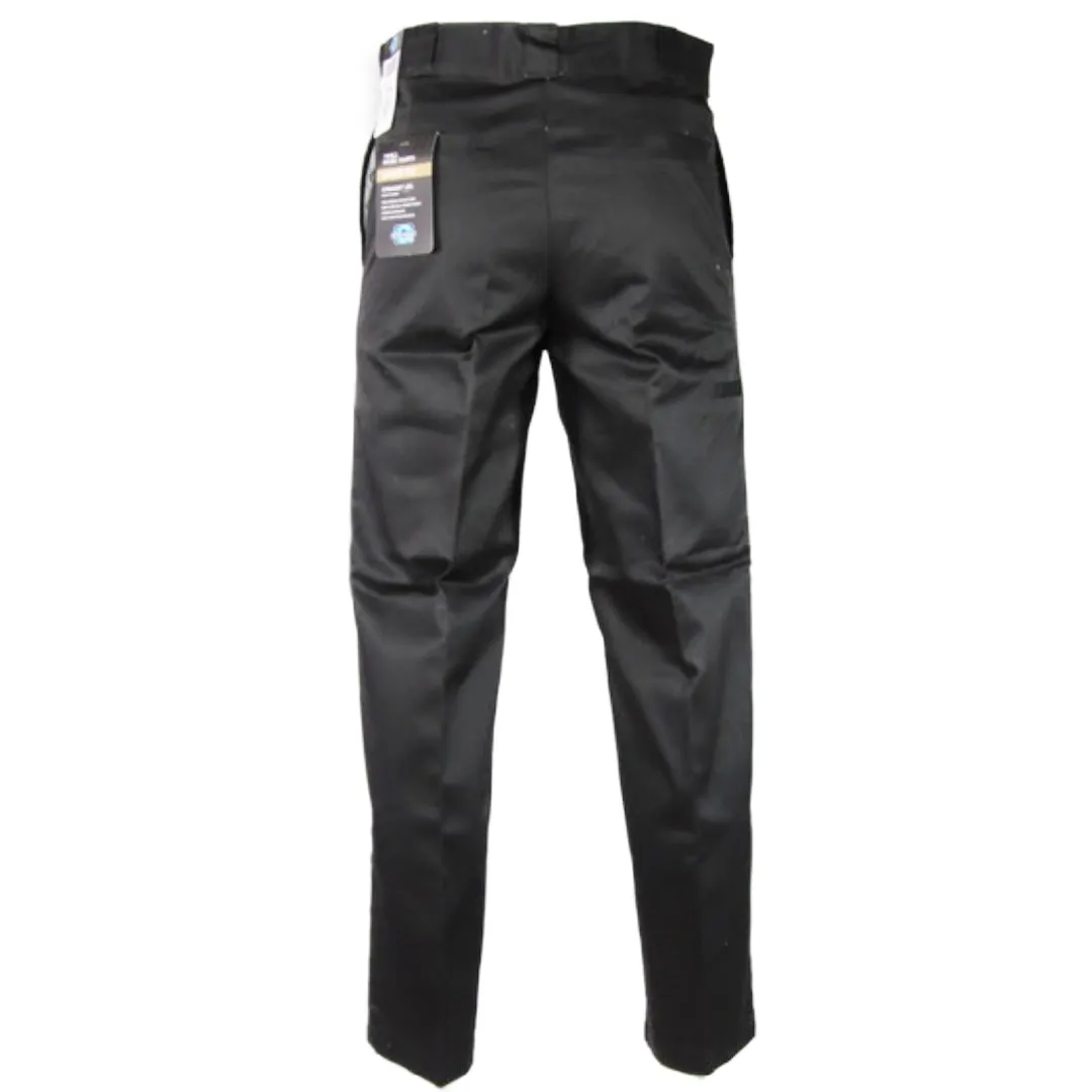 Men's Pants Straight Leg Flat Front Business Formal Work Trousers Dress Slacks