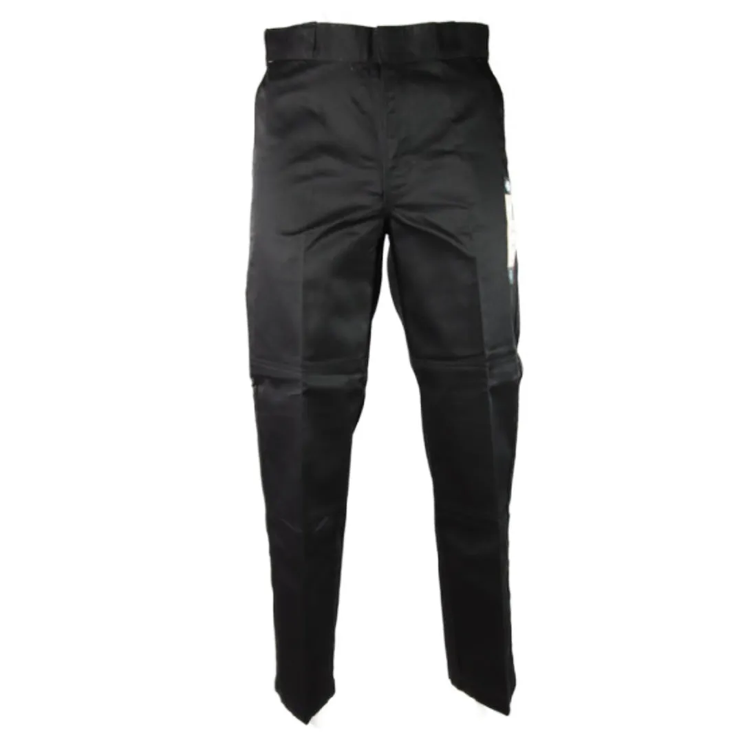 Men's Pants Straight Leg Flat Front Business Formal Work Trousers Dress Slacks