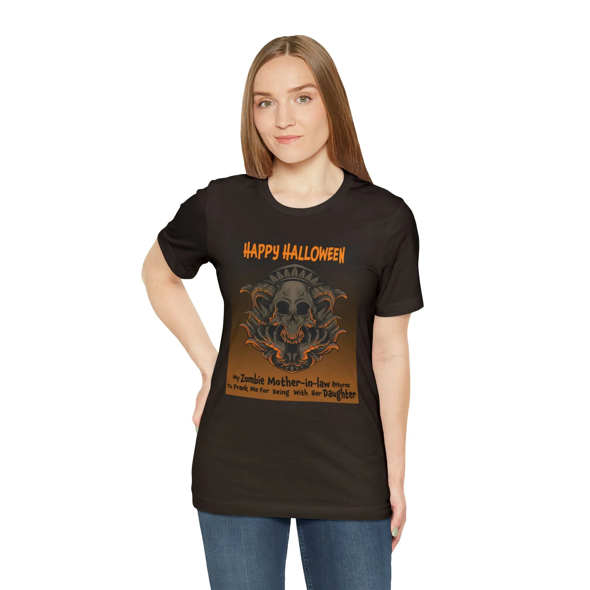 Mother-in-law Returns T-shirt | Halloween Prank | Halloween Zombie | T-shirt design Mother of the Groom