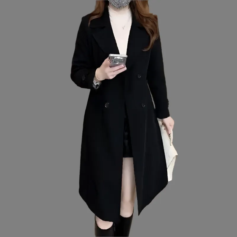 Nadine - Premium Wool Trenchcoat