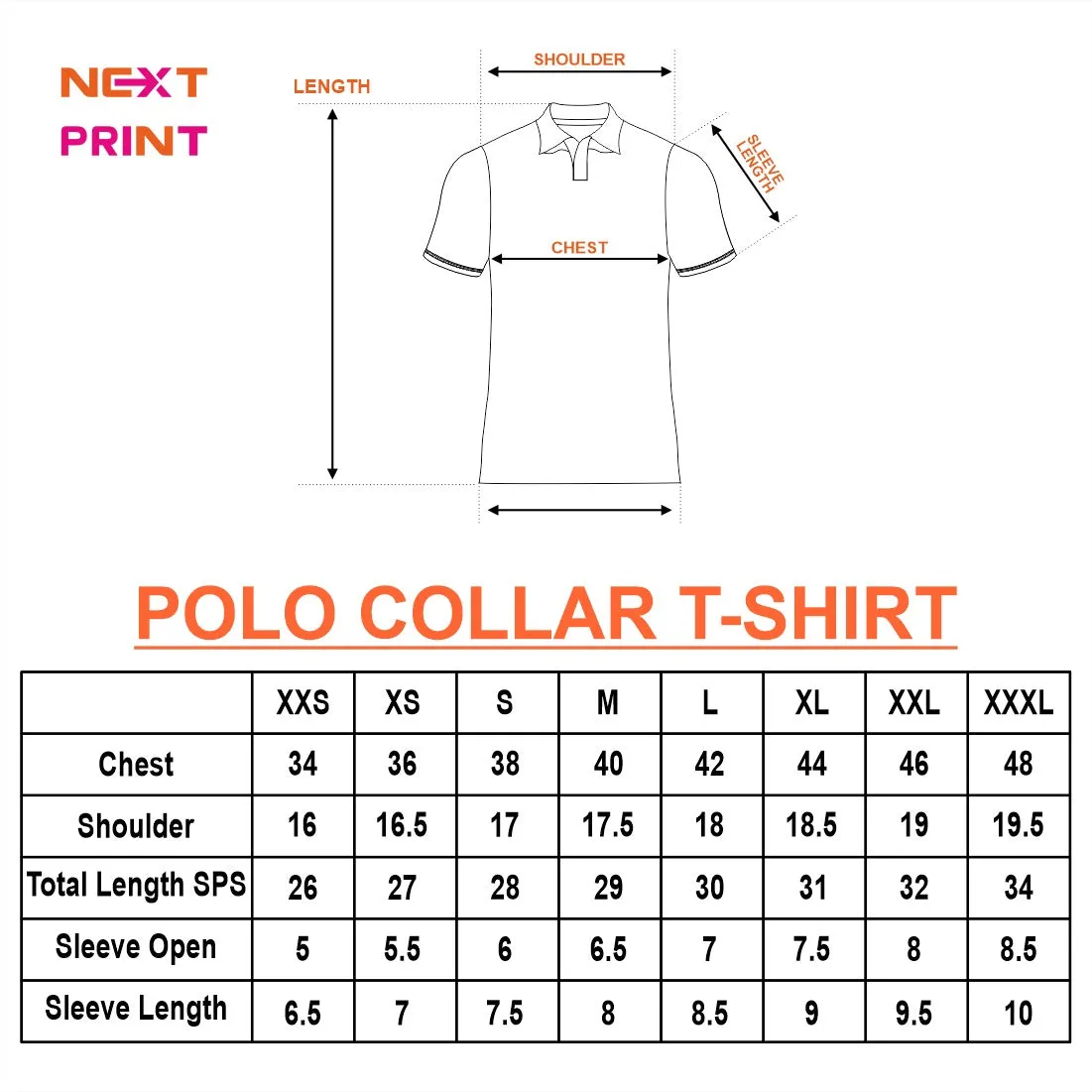 Next Print Customized Polo Neck White Jersey NPTS60
