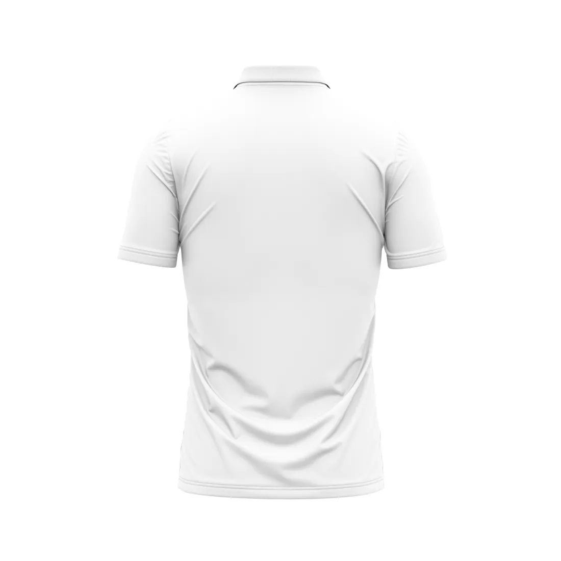 Next Print Customized Polo Neck White Jersey NPTS60