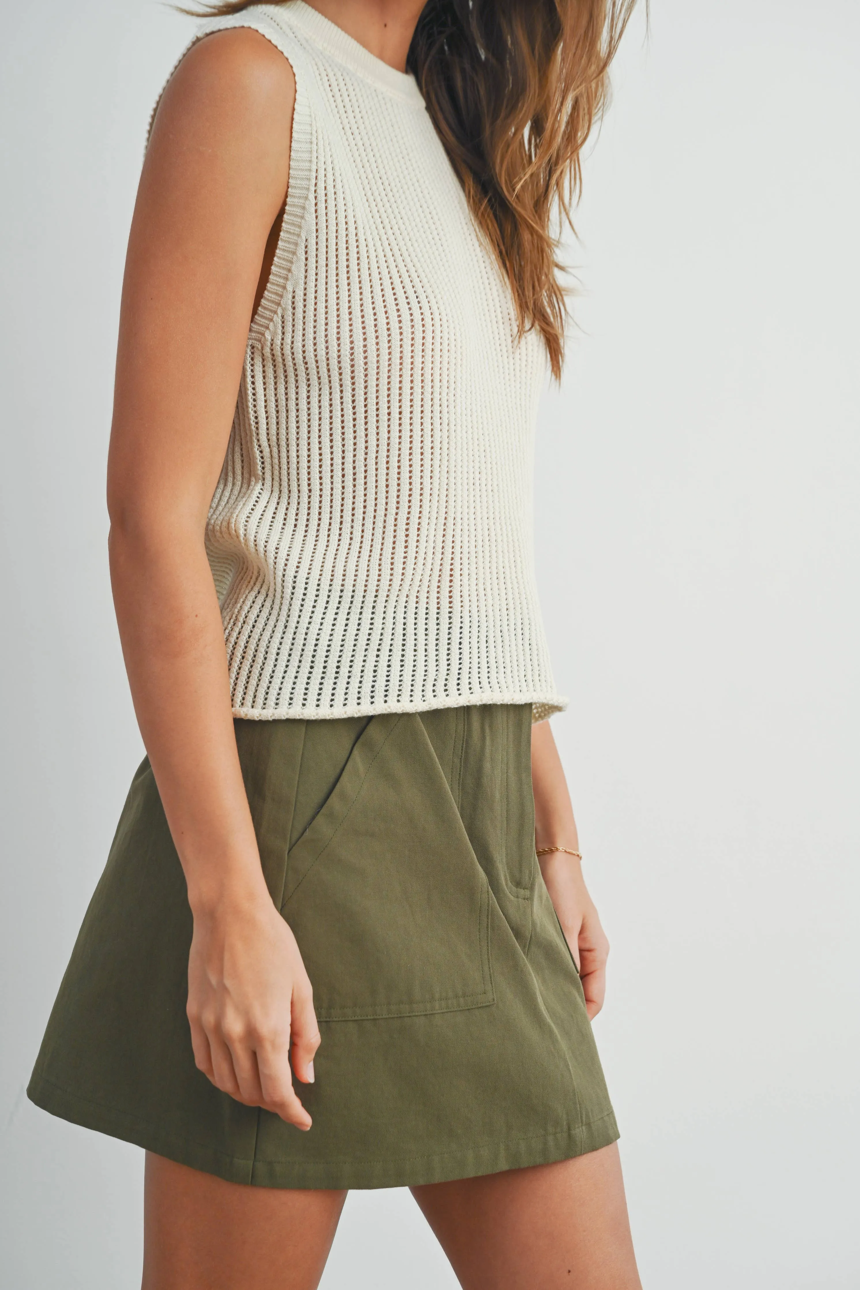 Open Knit Vest