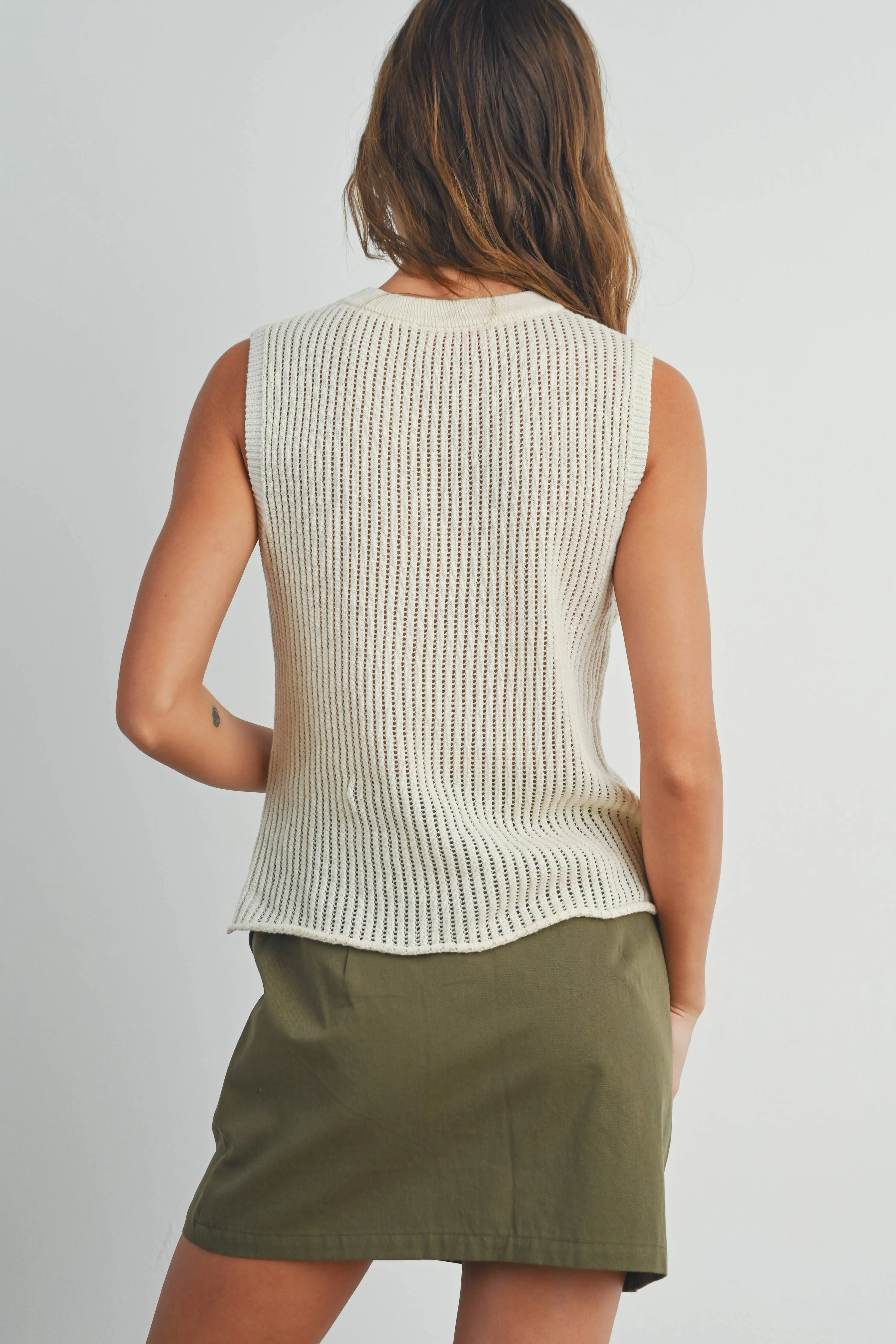 Open Knit Vest