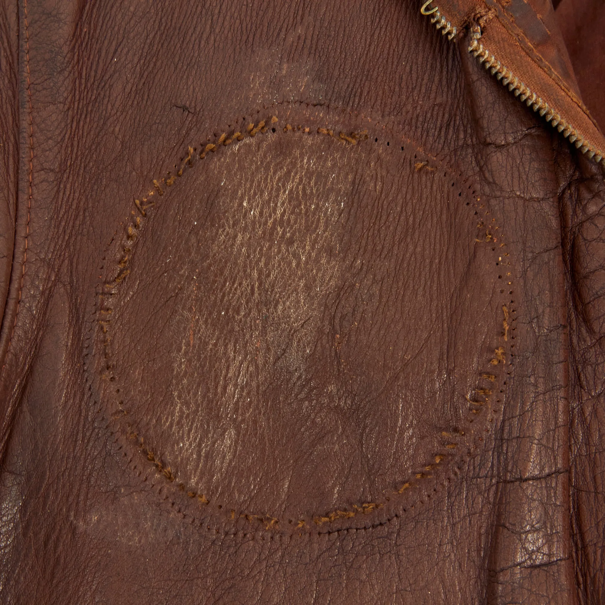 Original U.S. WWII Named Painted A-2 Leather Flight Jacket For Lt Charles W. Stover, 1st Scouting Force then 364th Fighter Group, 384th Fighter Squadron