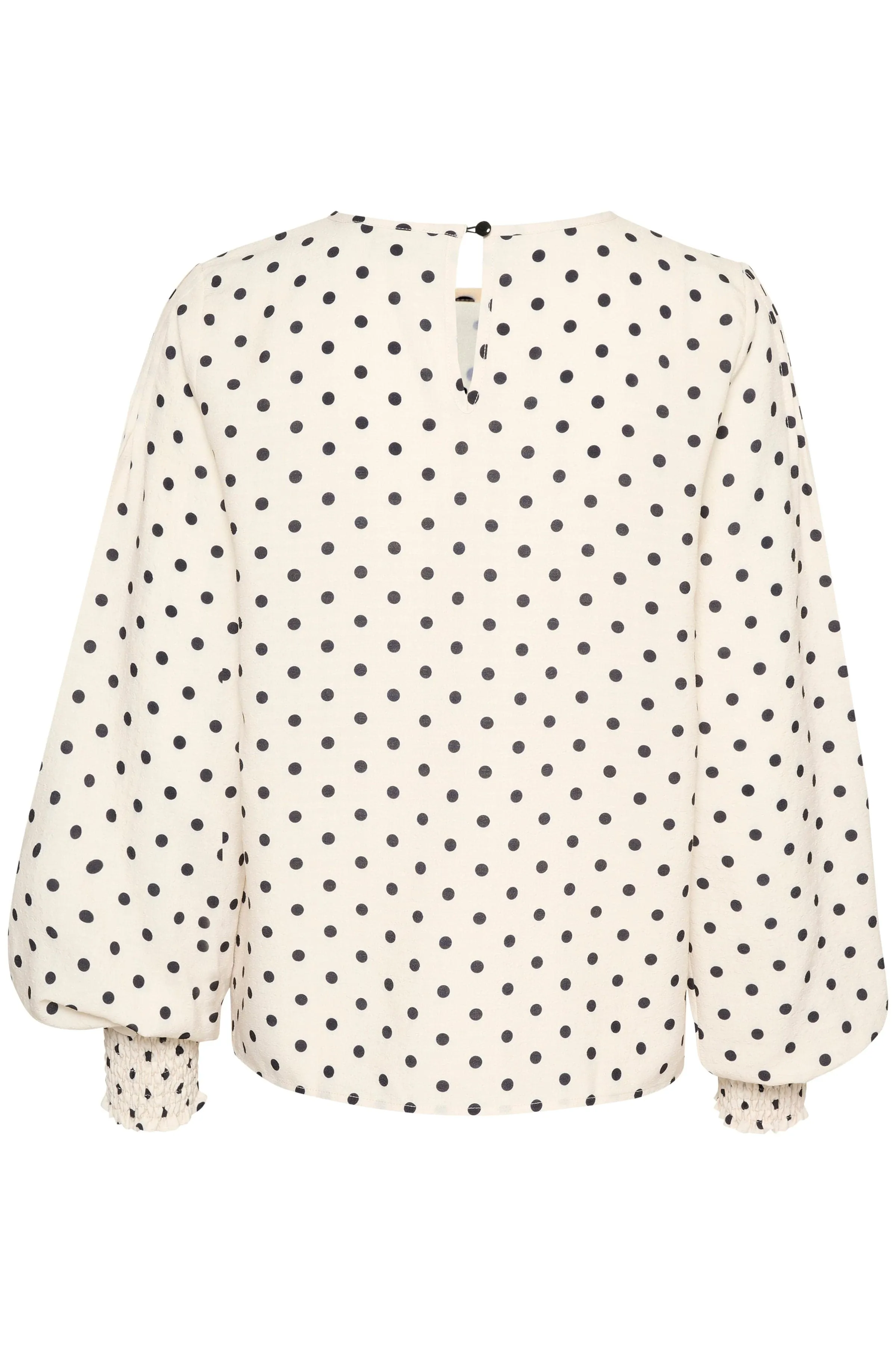 Oscarna Polka Dot Blouse - Chalk/Black Dot