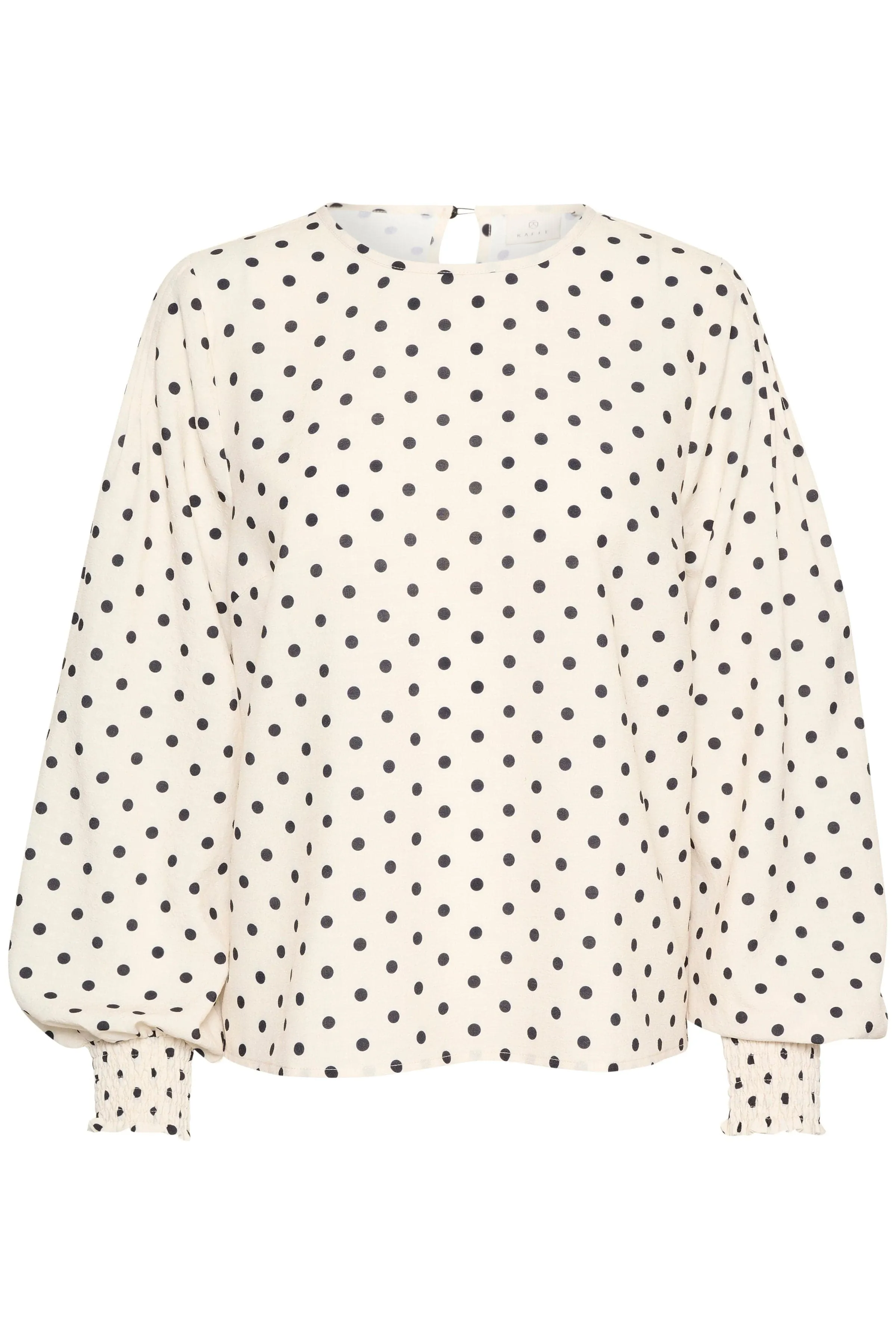 Oscarna Polka Dot Blouse - Chalk/Black Dot
