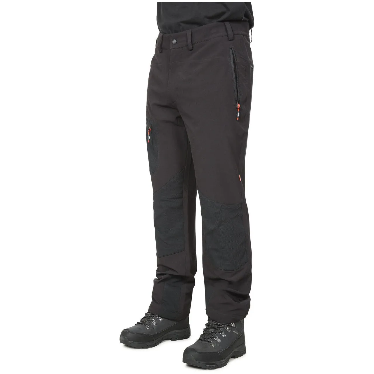 Passcode Mens Mosquito Repellent Walking Trousers in Black