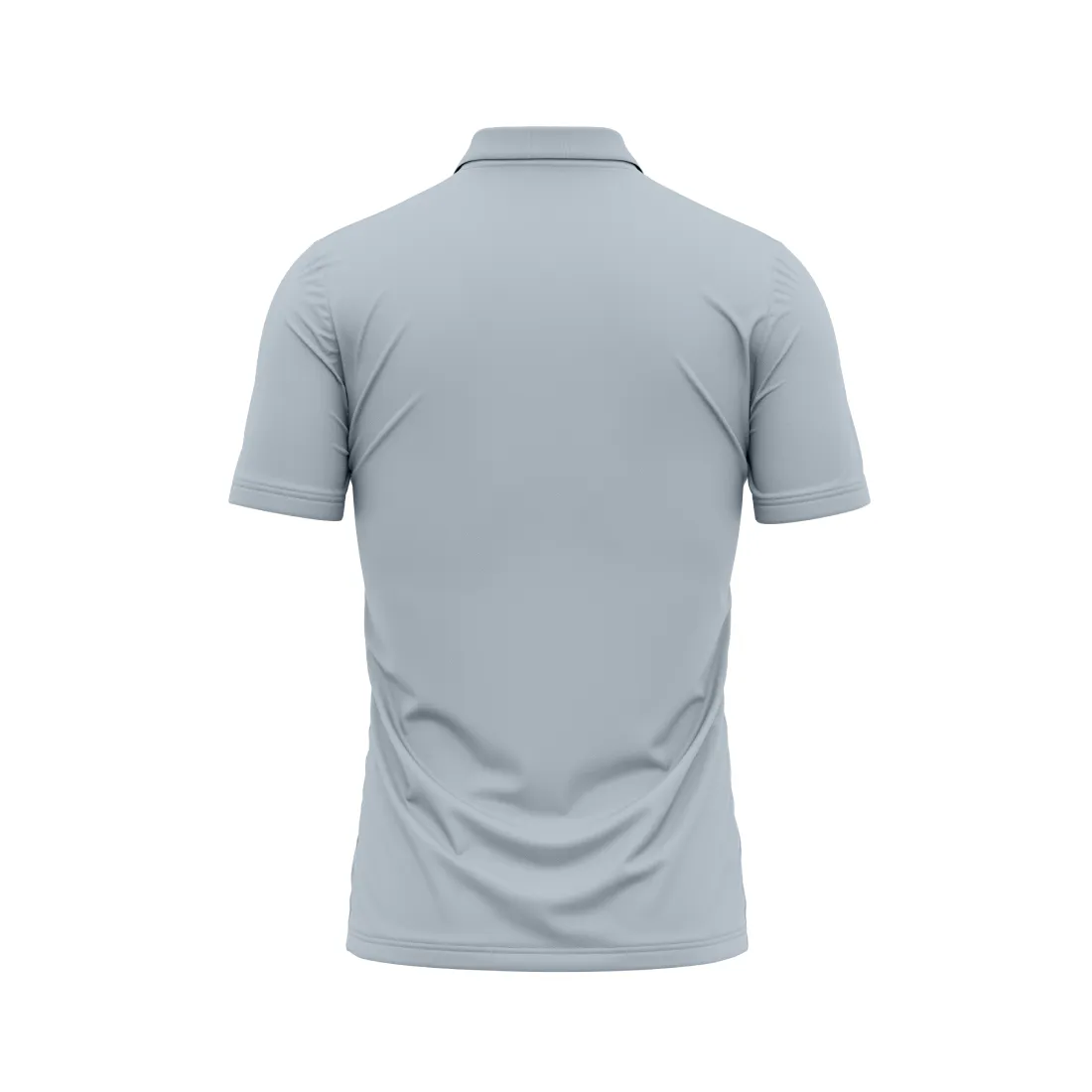 Polo Neck Printed Jersey Grey NP5000088