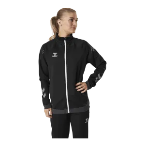 Poly Zip Jacket Black