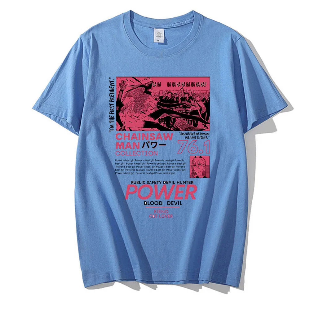 Power T Shirt Chainsaw Man (Colors Available)
