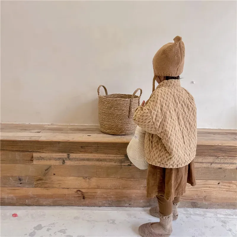 Printed Cotton Padded Quilted Coat