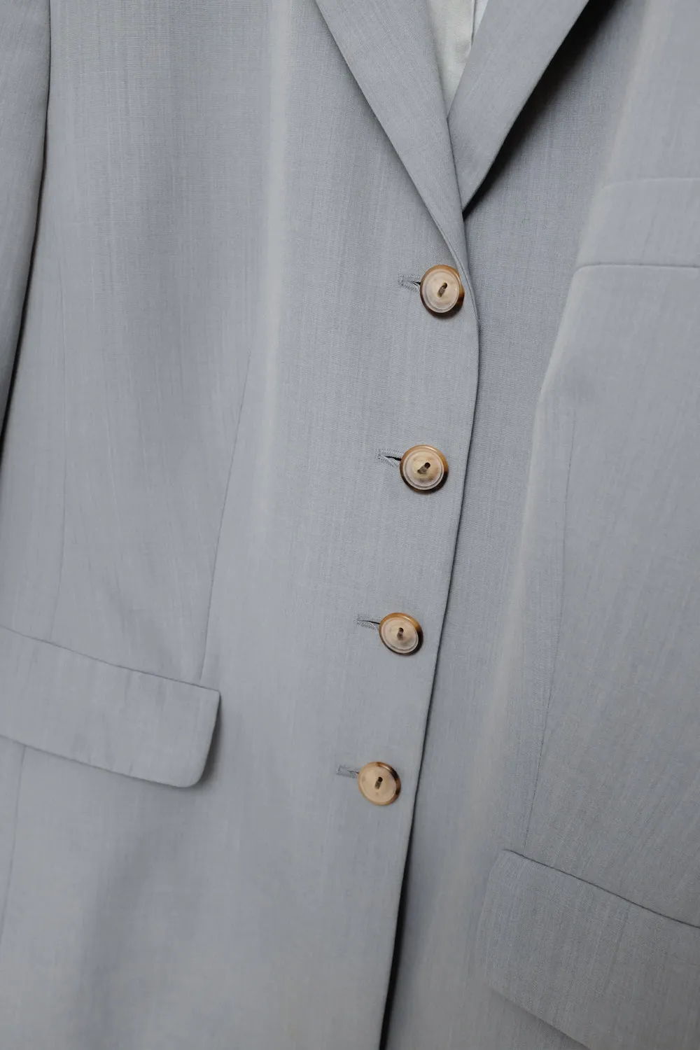 PURE NATURAL FABRIC BLUE VINTAGE BLAZER