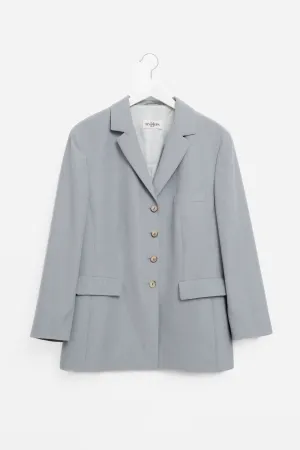 PURE NATURAL FABRIC BLUE VINTAGE BLAZER