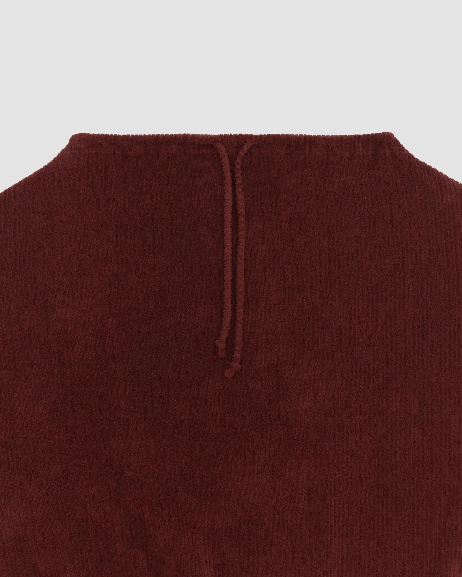 Ran Sweatshirt - Organic Cotton Terry - Aster Brown Red