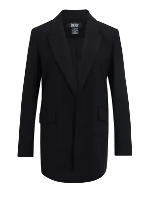 Satin Back Crepe Long Sleeve Tailored Jacket