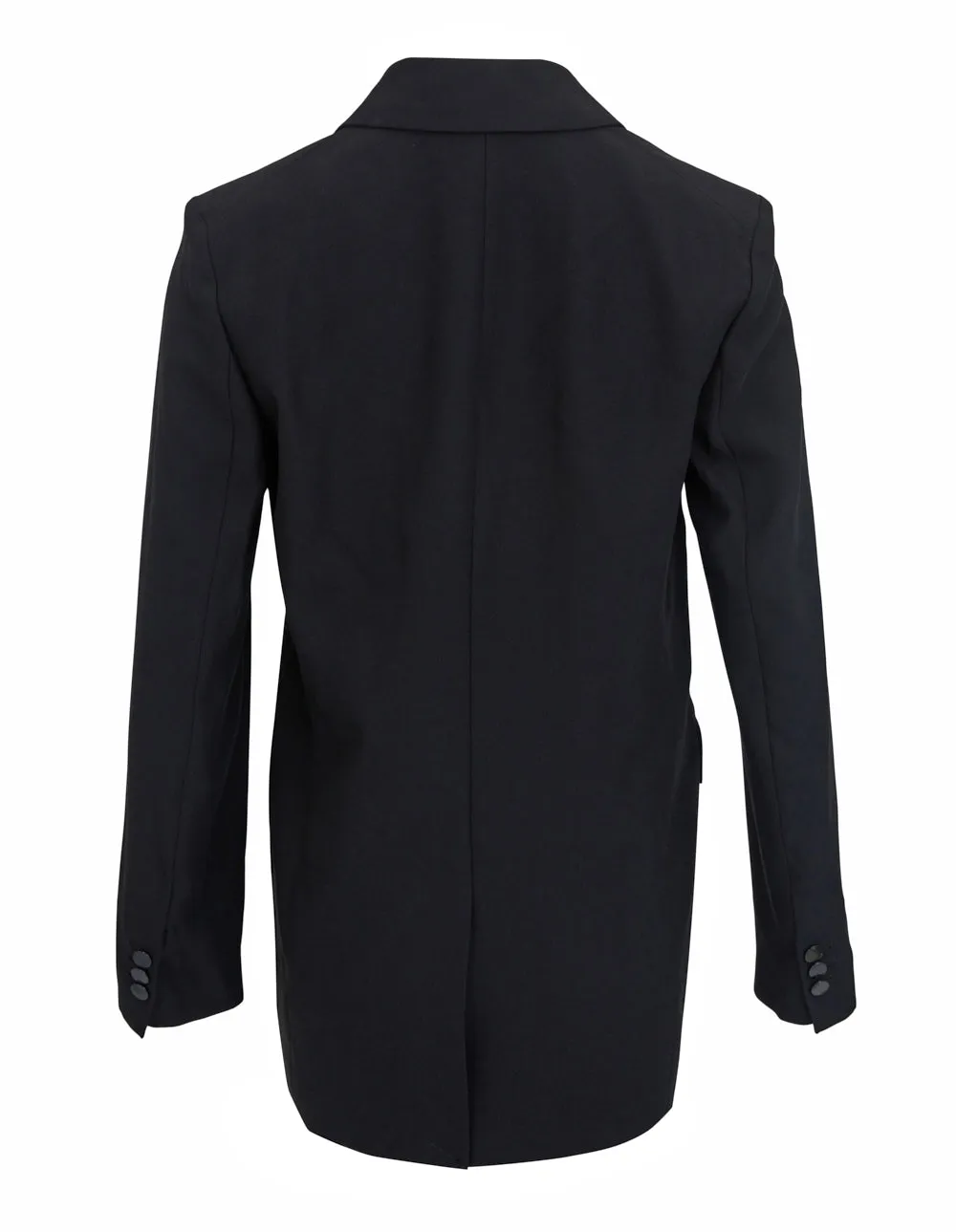 Satin Back Crepe Long Sleeve Tailored Jacket