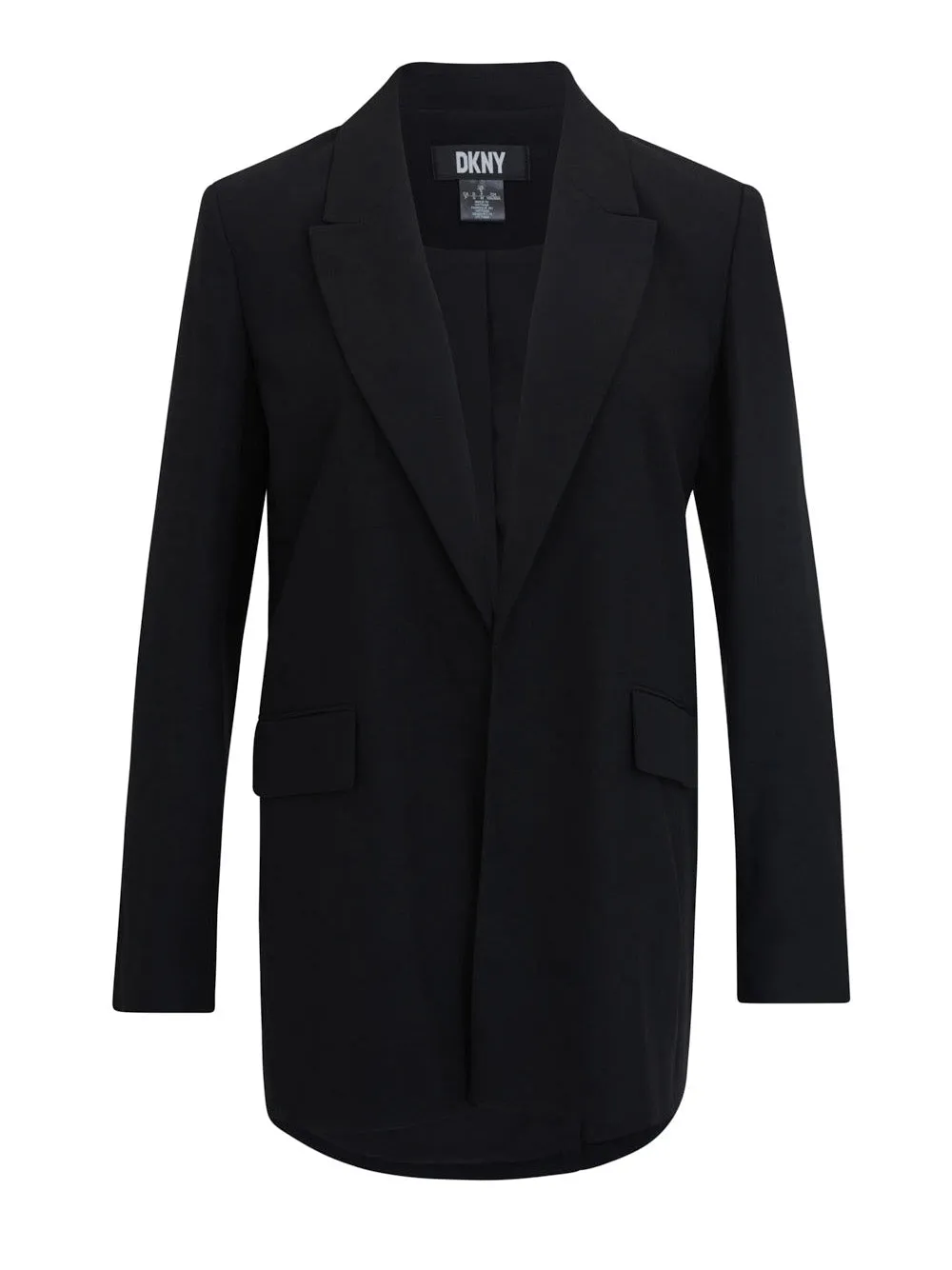 Satin Back Crepe Long Sleeve Tailored Jacket
