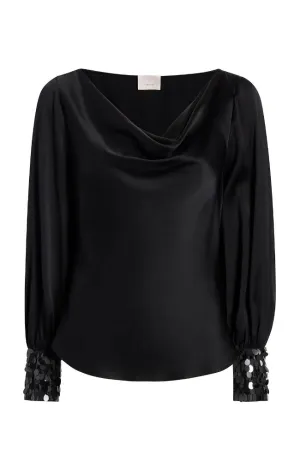 Sequin Cuff Taylee Top