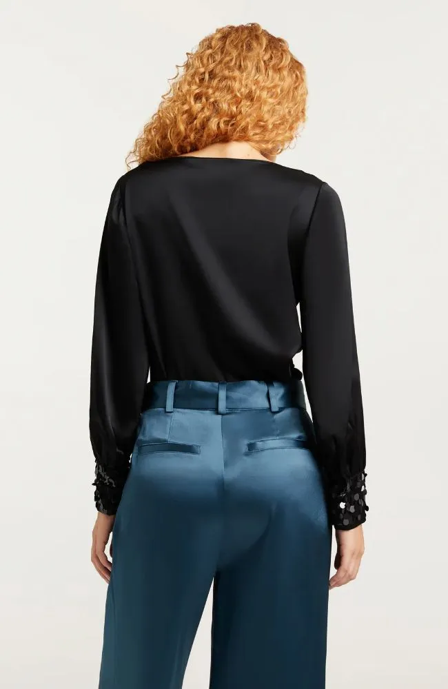 Sequin Cuff Taylee Top