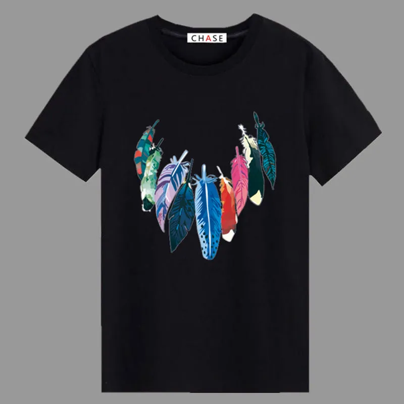 Short Sleeve Men T-Shirt Summer Half Sleeved Trendy  Round-Neck Plus Size T-Shirt