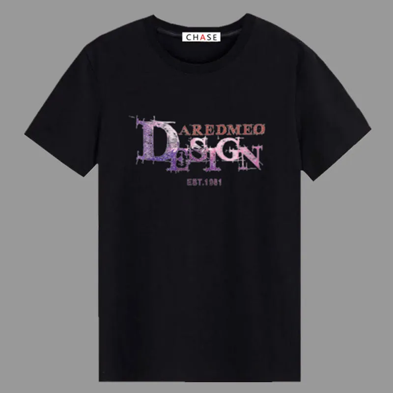 Short Sleeve Men T-Shirt Summer Half Sleeved Trendy  Round-Neck Plus Size T-Shirt