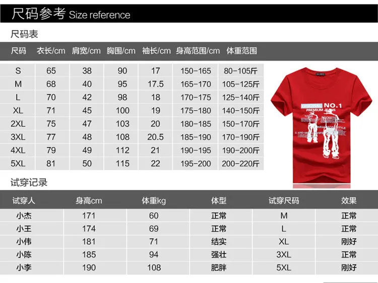 Short Sleeve T-Shirt Trendy Sporty Brands Plus Size Tops T-Shirt