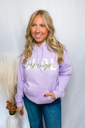 SKOL Vikings Hoodie - Lavender
