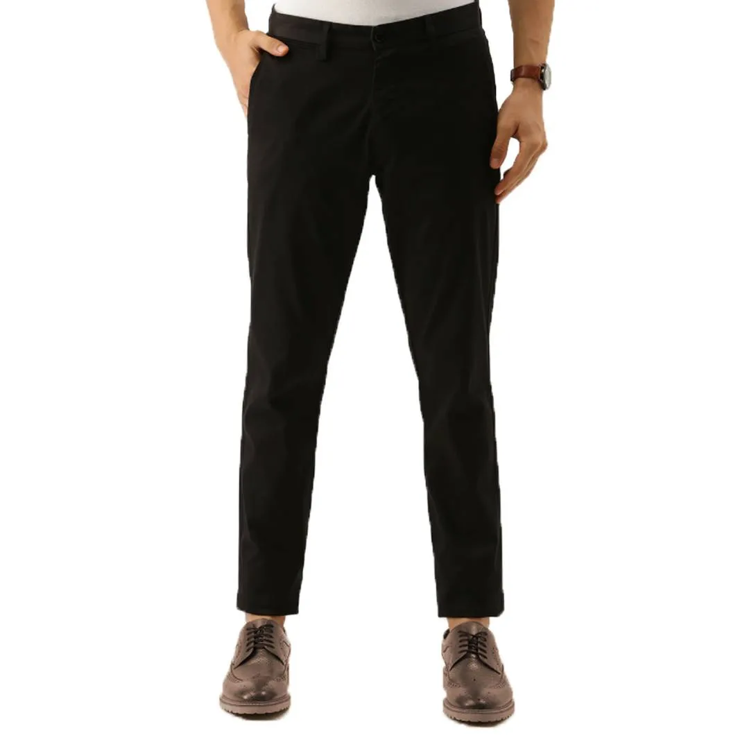 Stylish Multicoloured Cotton Spandex Solid Casual Trouser For Men (Pack Of 3)