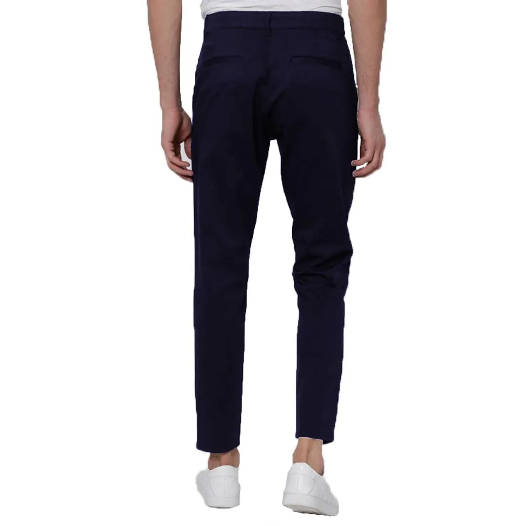 Stylish Multicoloured Cotton Spandex Solid Casual Trouser For Men (Pack Of 3)