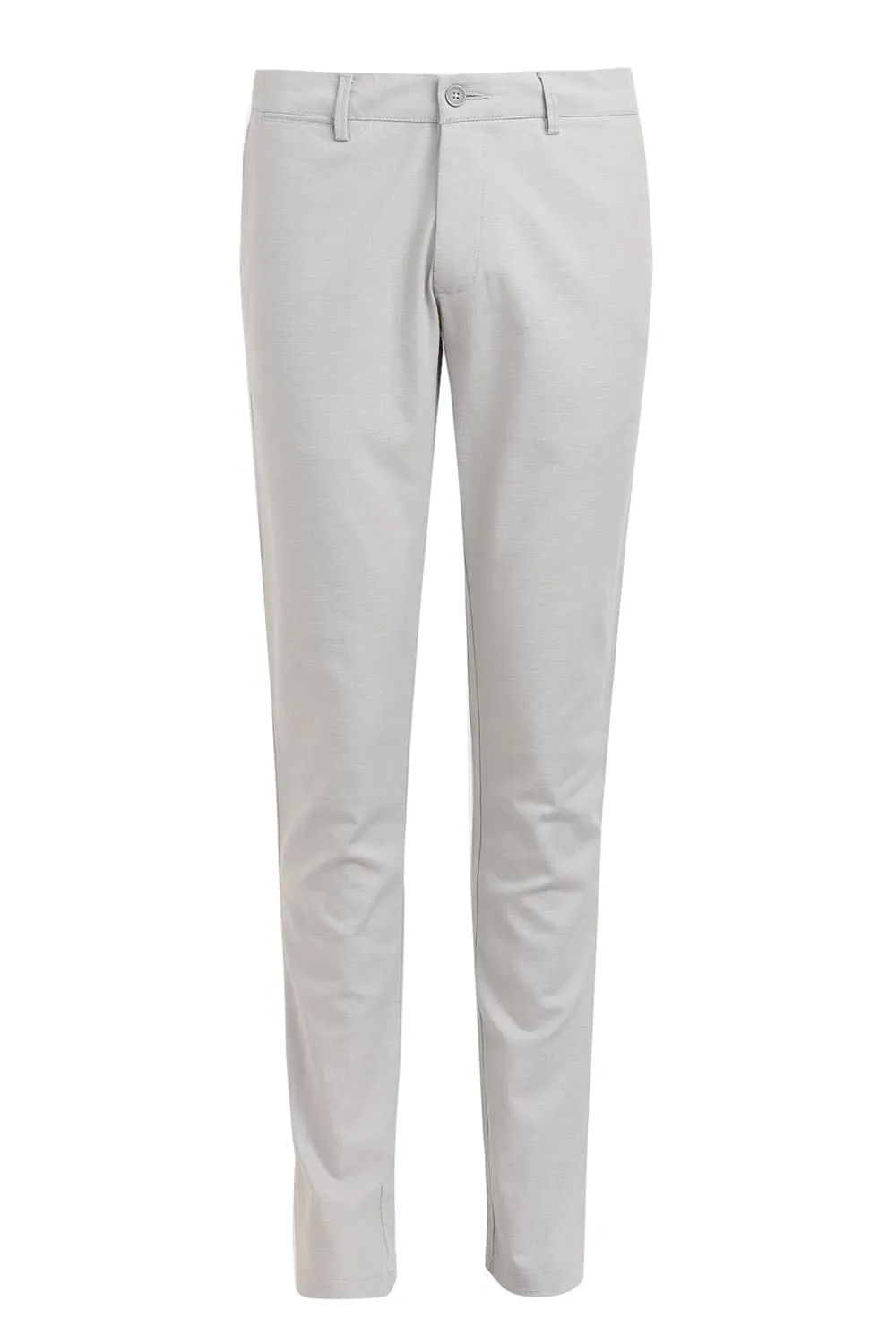Tapered Fit Cotton Stretch Dobby Trouser
