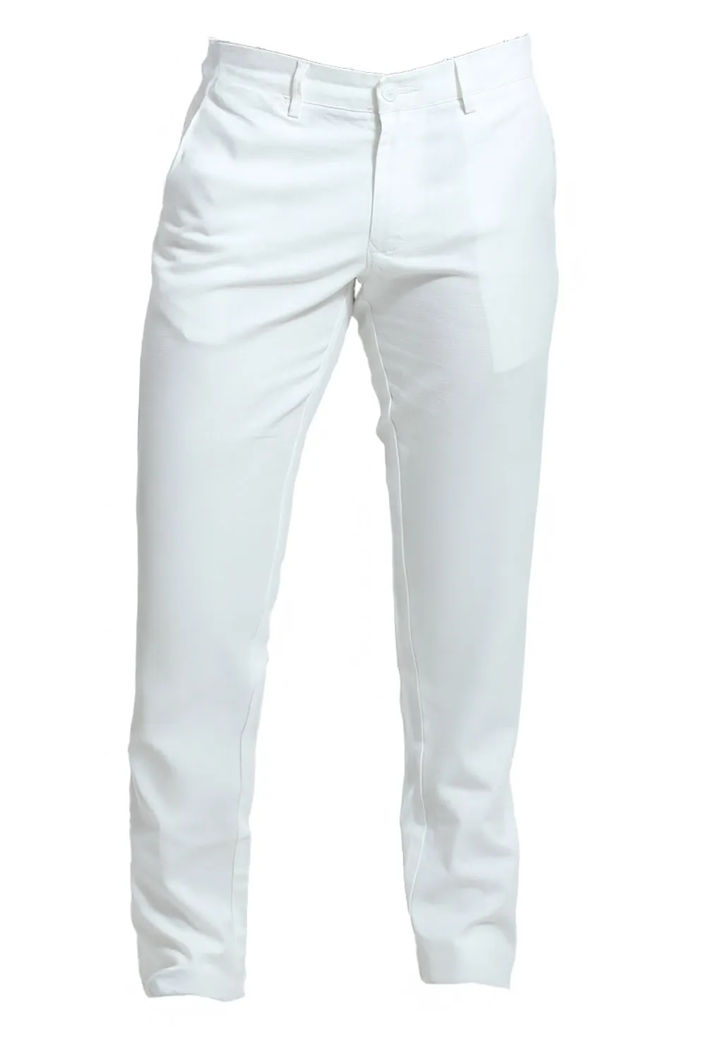 Tapered Fit Cotton Stretch Dobby Trouser