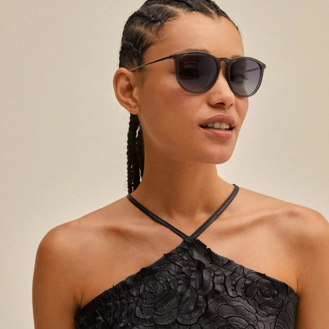 VANILLE SUNGLASSES GREY/GOLD