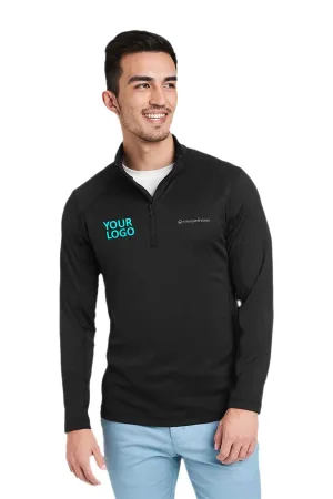 Vineyard Vines Custom Mens Sankaty Quarter-Zips, Jet Black
