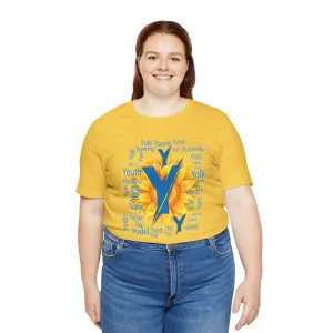 Y Lettering T-shirt | Alphabet design shirts | Inspirational | Youth Streetwear | Yummy streetstyle | Yorker Casual shirt | Yip Mom