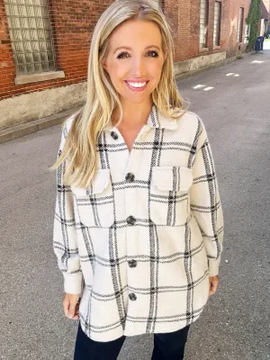Z Supply Plaid Trucker Jacket